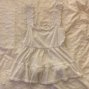 Altar'd State Cream Textured Dress